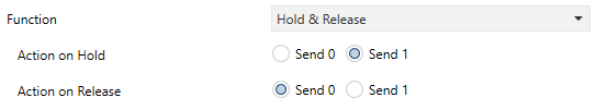 Figure 20. Individual Button - Hold & Release