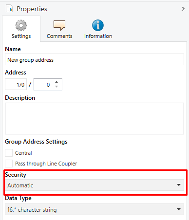 Figure 7. KNX Data Secure – Group Address Security.
