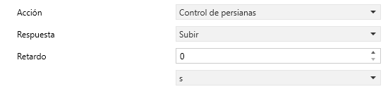 Figura 6. Acción – Control de persianas