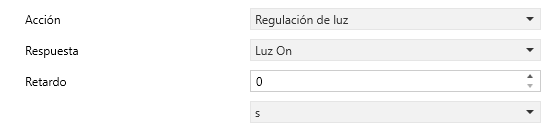 Figura 7. Acción – Regulación de luz