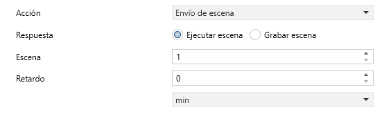Figura 8. Acción – Envío de escena