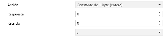 Figura 9. Acción – Constante de X bytes