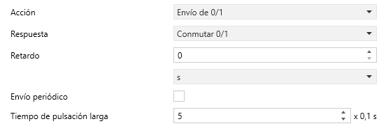 Figura 5. Acción – Envío de 0/1
