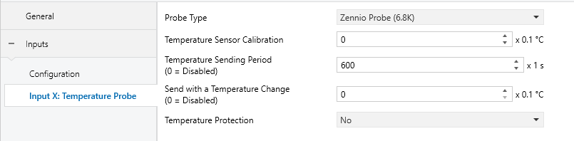 Figure 1. Temperature Probe – Configuration