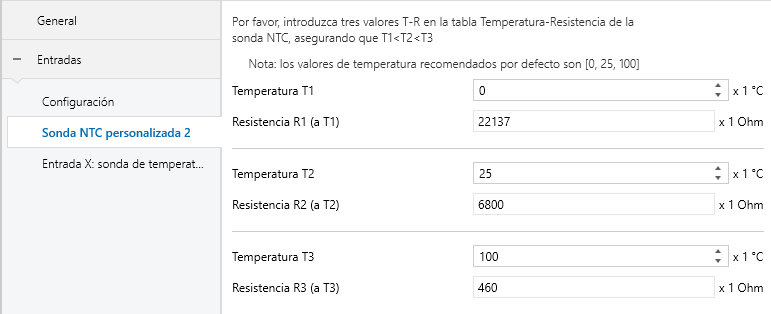 Figura 4. Sonda NTC personalizada