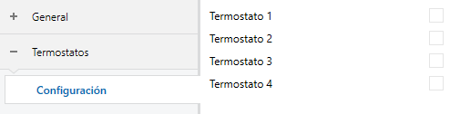 Figura 9. Habilitación del termostato