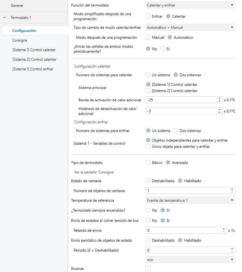 Figura 10. Configuración